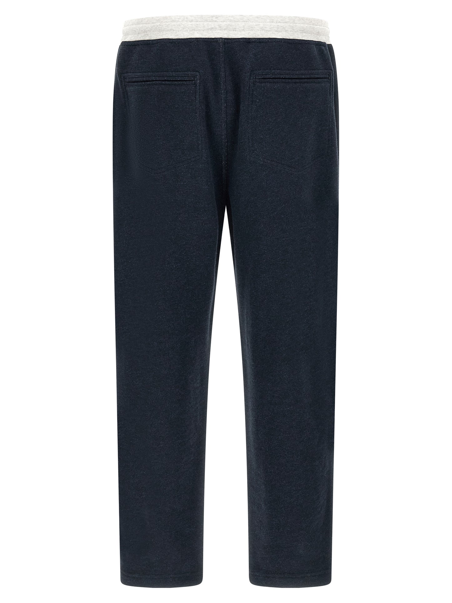 Brunello Cucinelli Blue Cotton Joggers