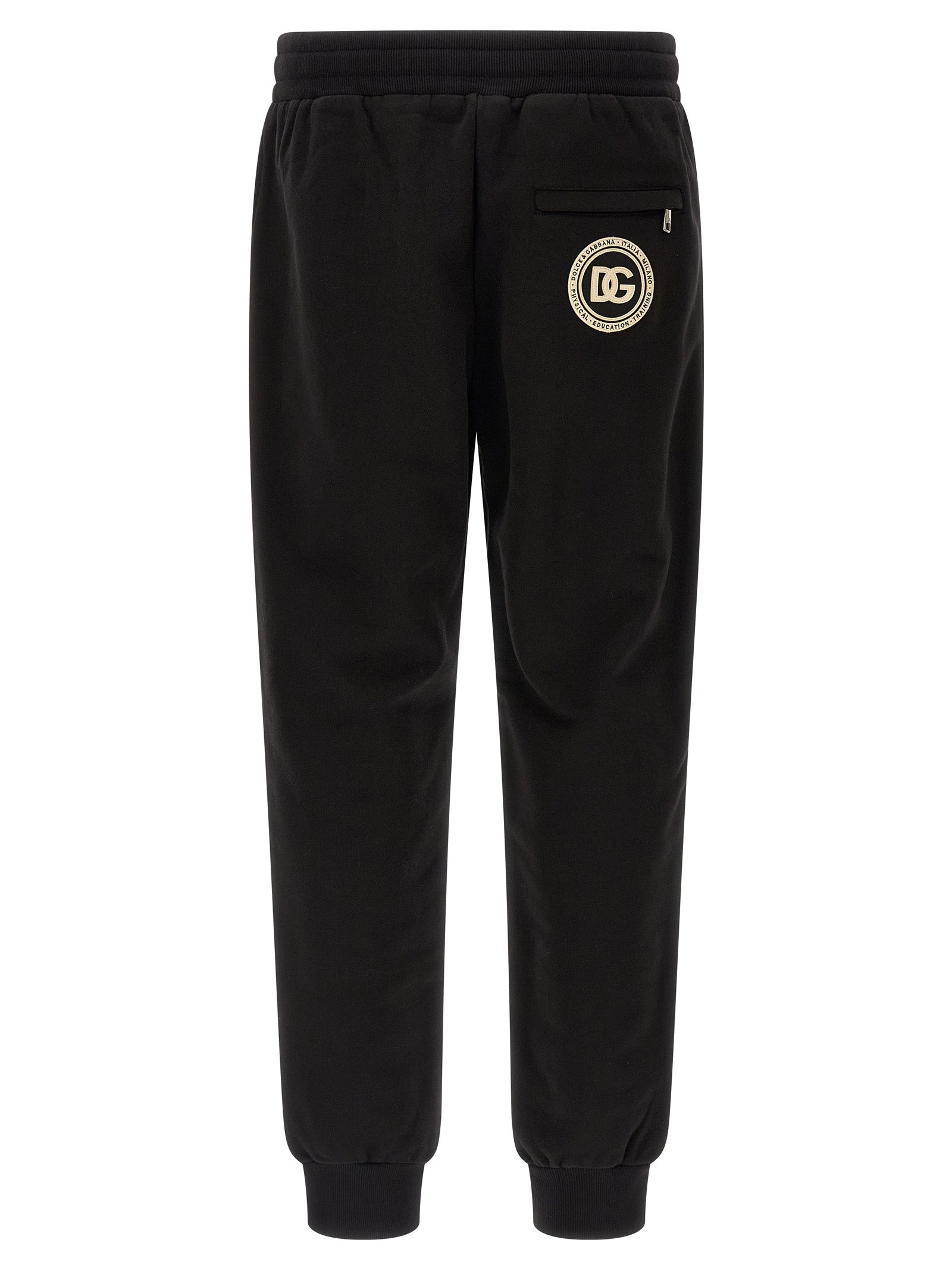 Dolce & Gabbana Black Cotton Joggers