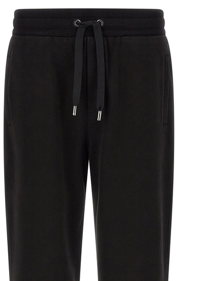Dolce & Gabbana Black Cotton Joggers