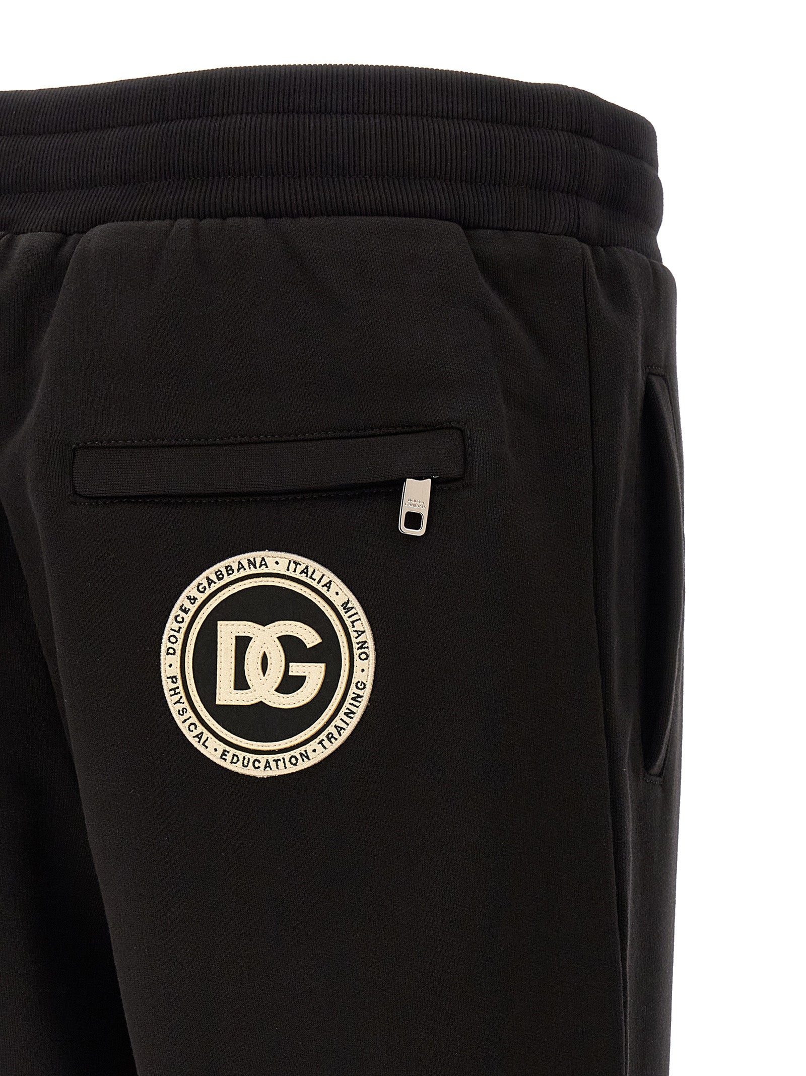 Dolce & Gabbana Black Cotton Joggers