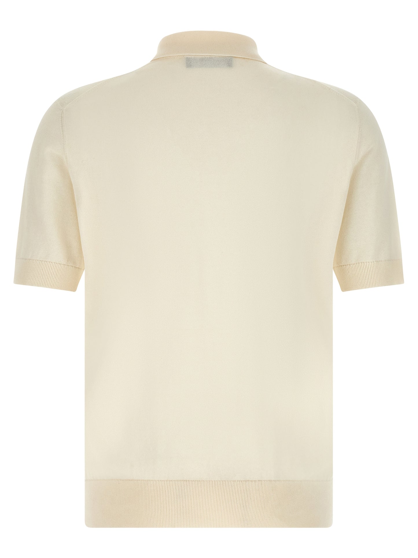 Dolce & Gabbana White Cotton Polo Shirt - XXL