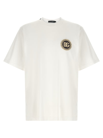 Dolce & Gabbana White Cotton T-Shirt