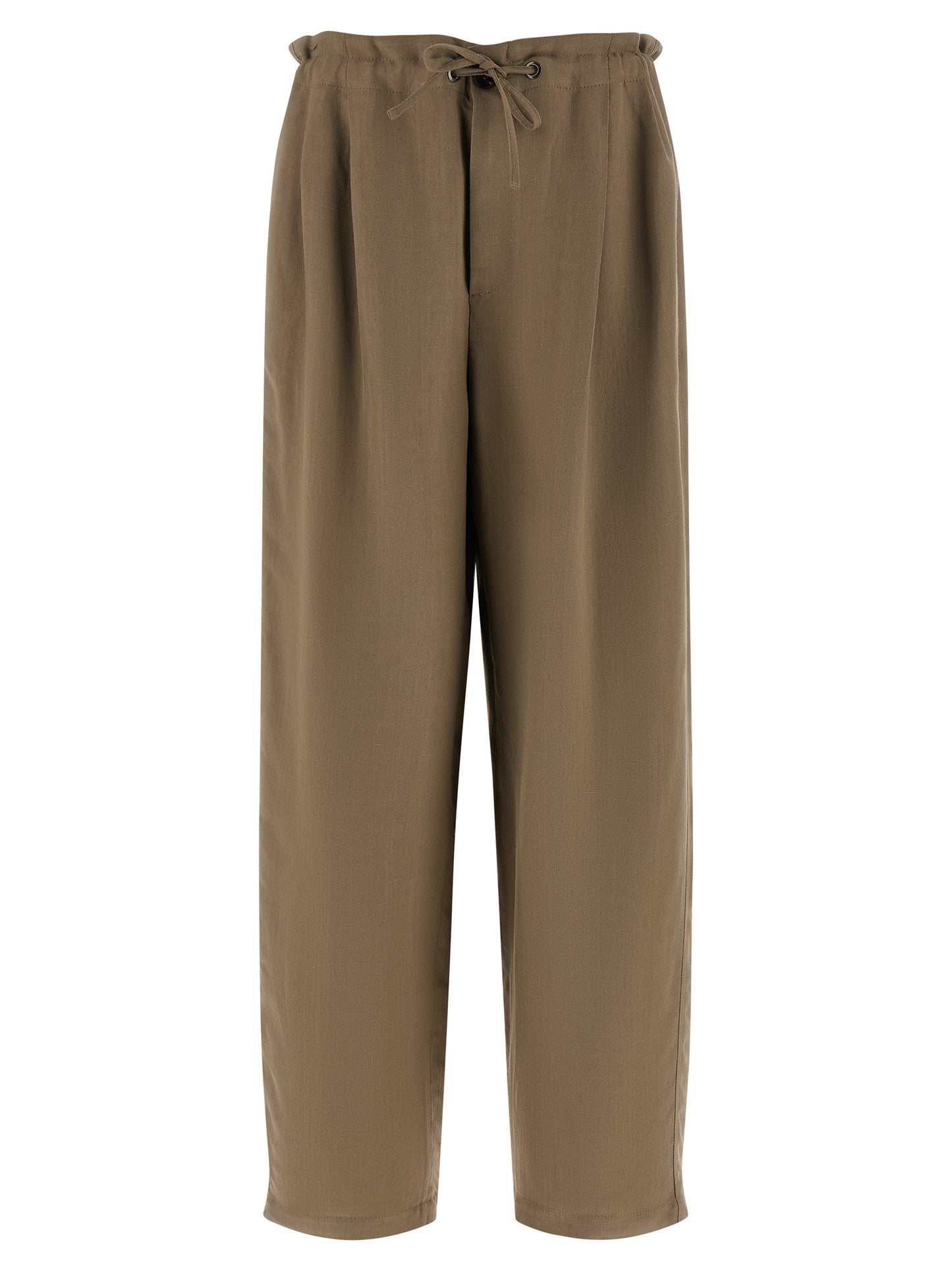 Brunello Cucinelli Beige Viscose Casual Pants