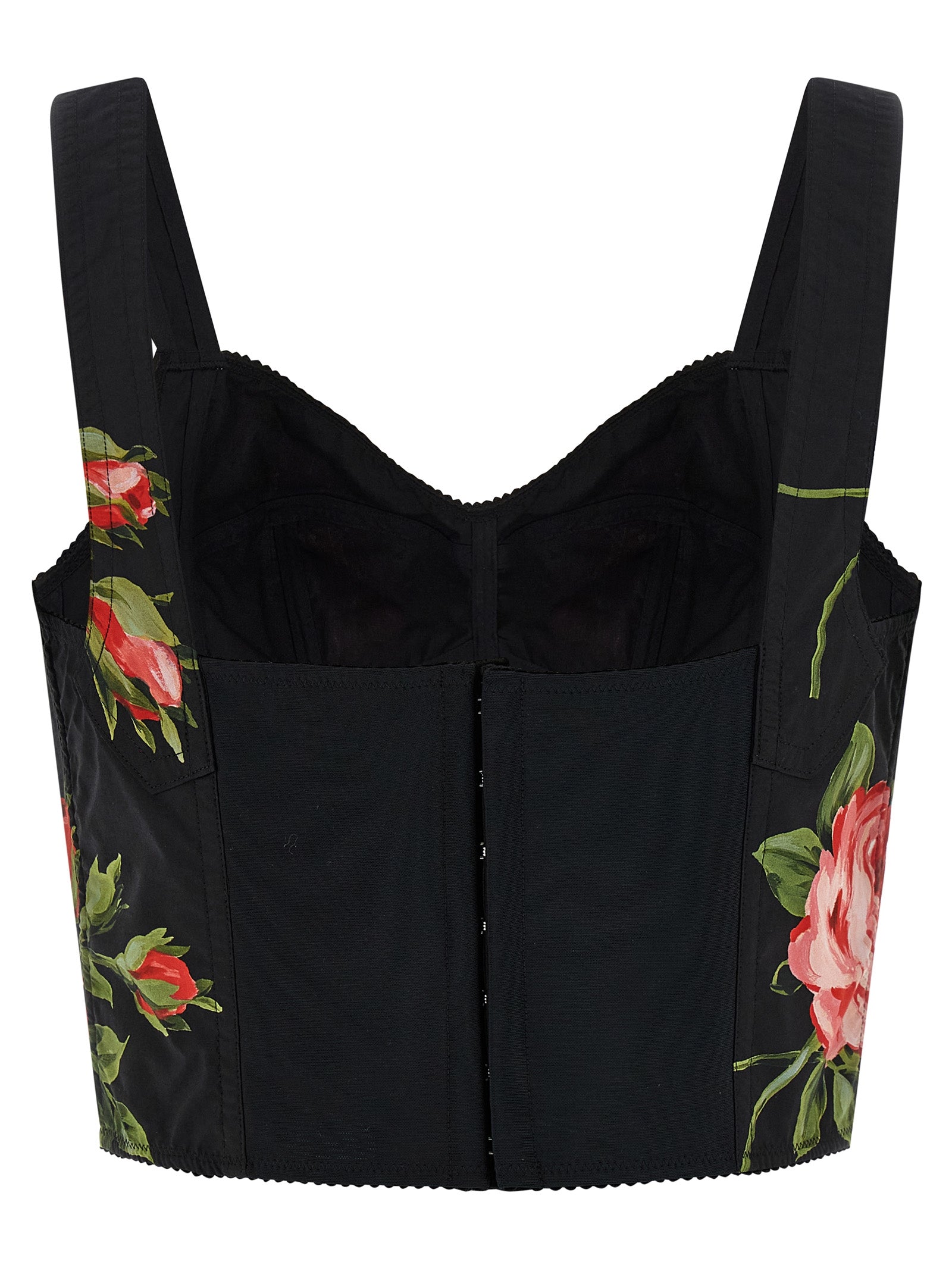 Dolce & Gabbana Black Cotton Tank Top