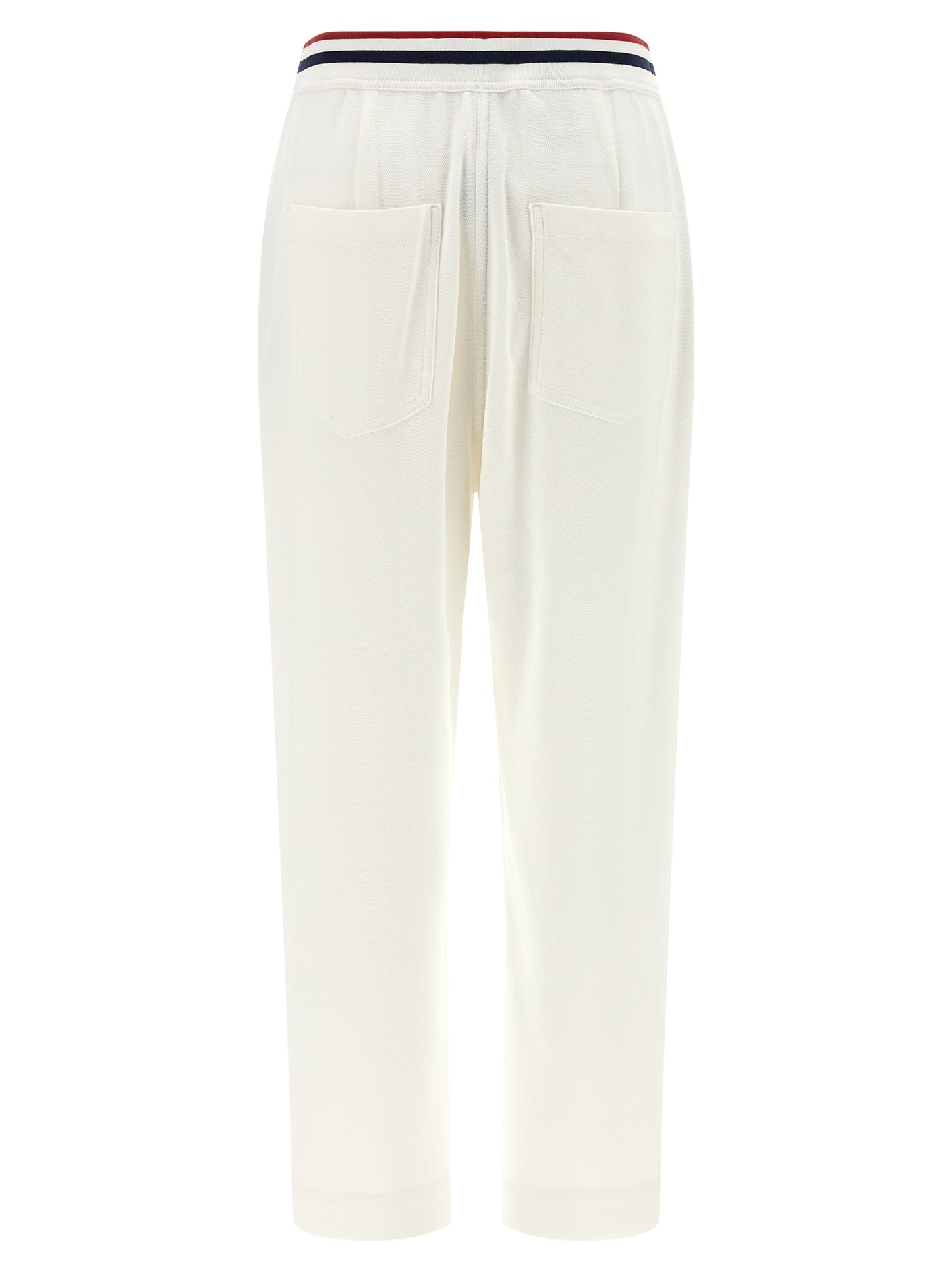 Brunello Cucinelli White Cotton Joggers