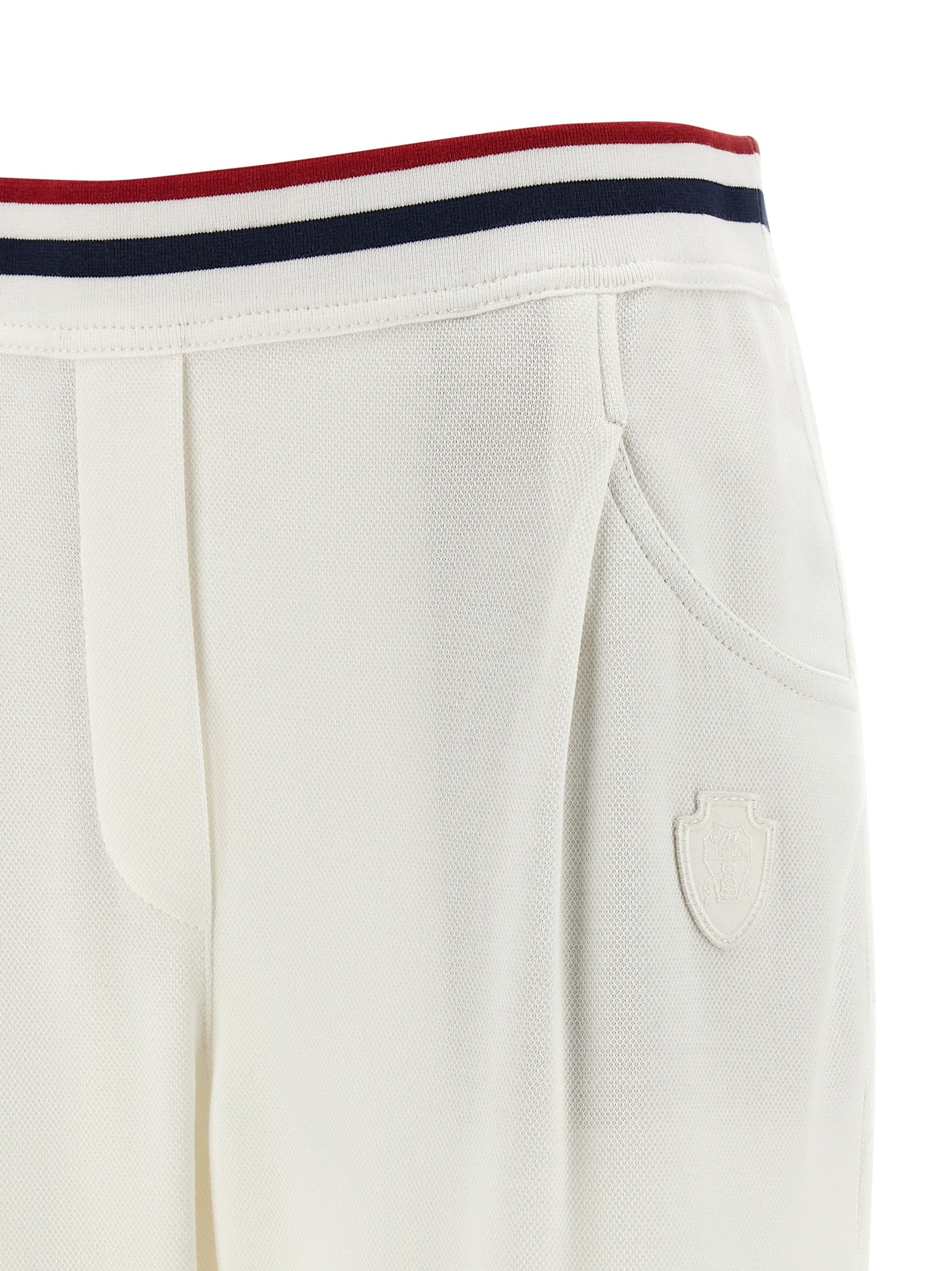 Brunello Cucinelli White Cotton Joggers