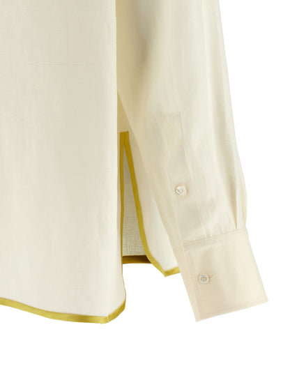Valentino Garavani Beige Linen Blouse