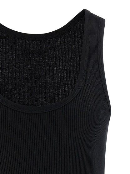 Isabel Marant Black Cotton Tank Tops