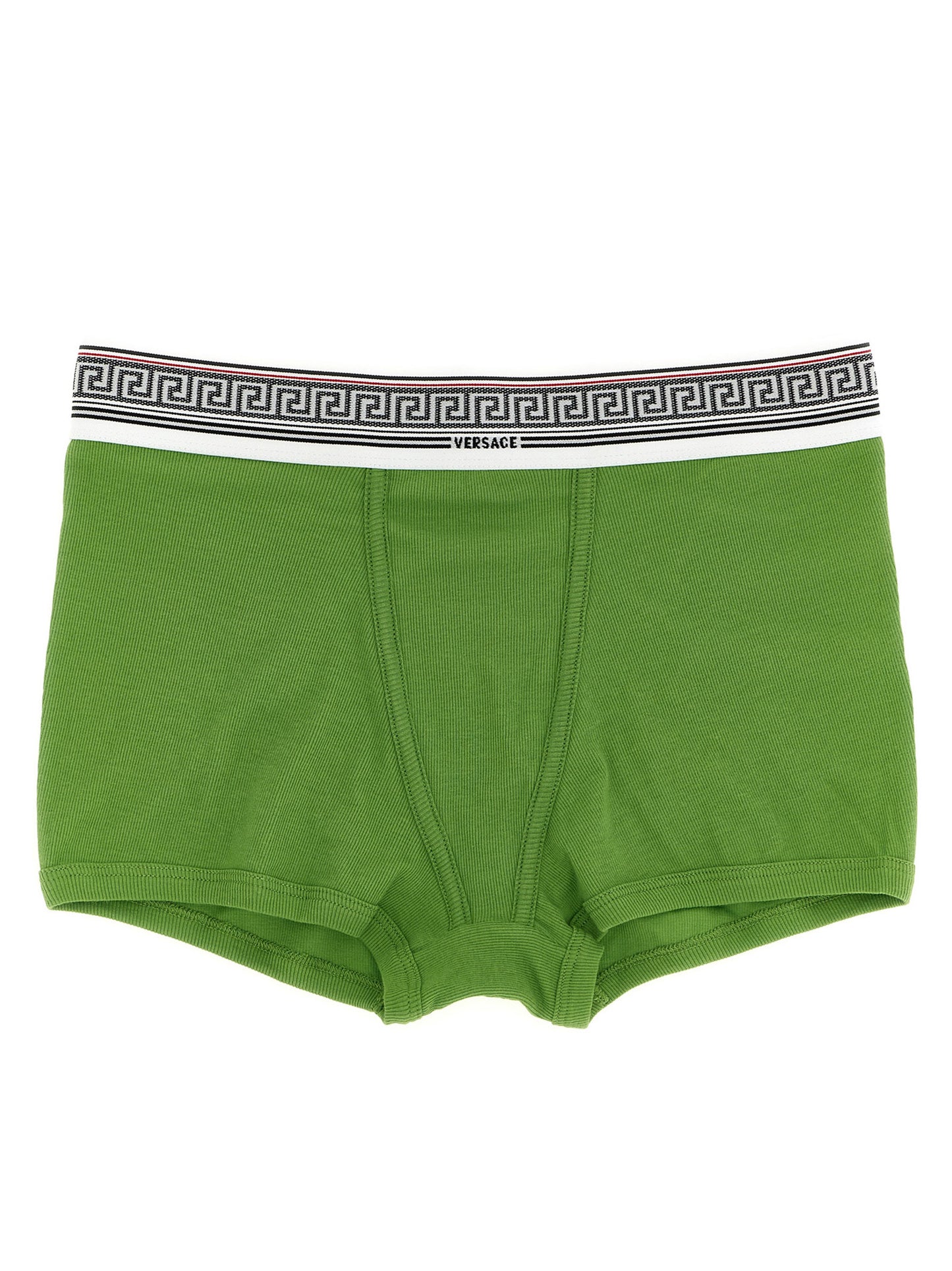 Versace Bicolor Cotton Briefs in Green