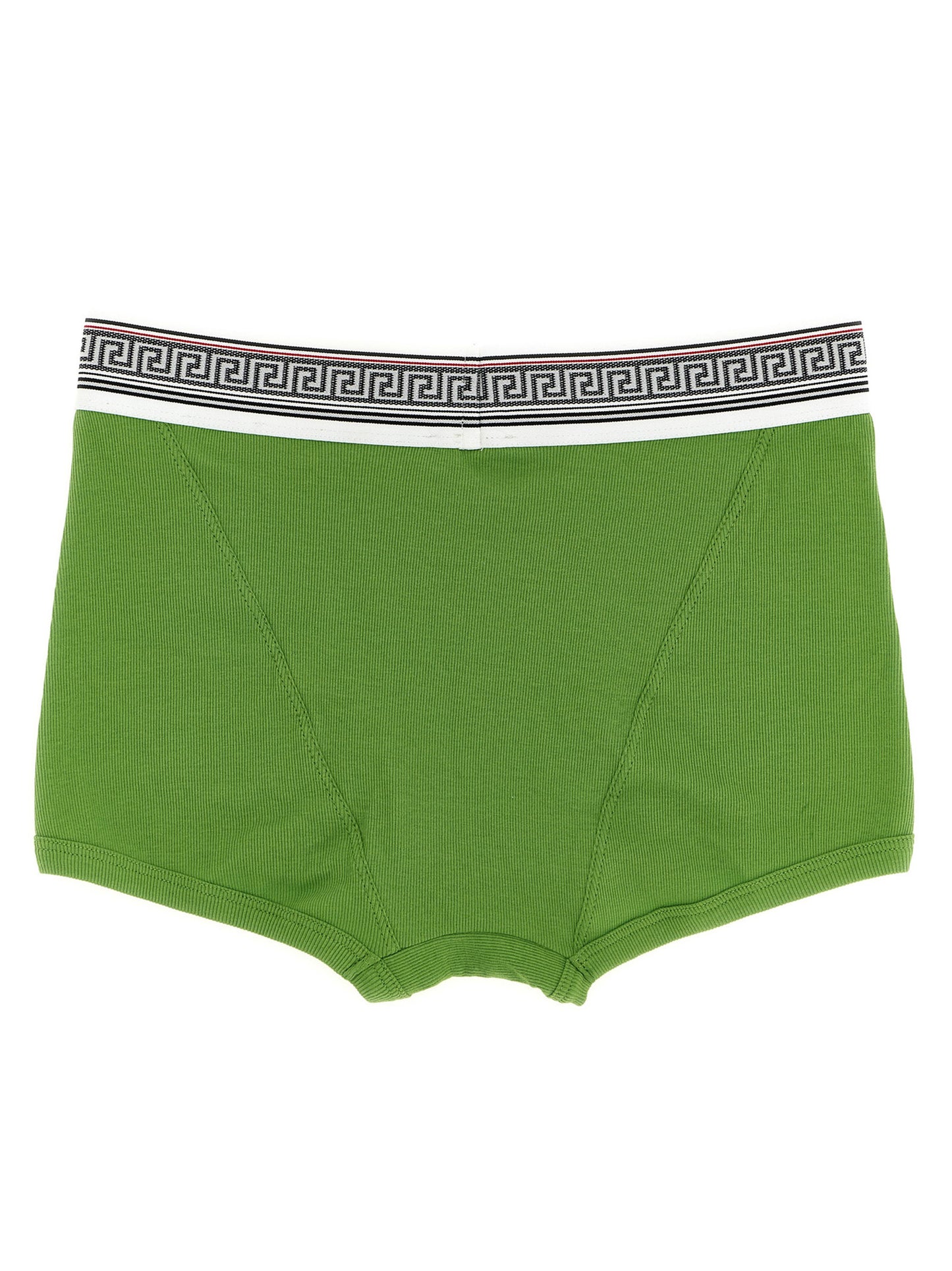 Versace Bicolor Cotton Briefs in Green