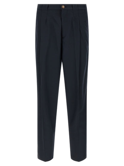 Brunello Cucinelli Blue Cotton Chino Pants
