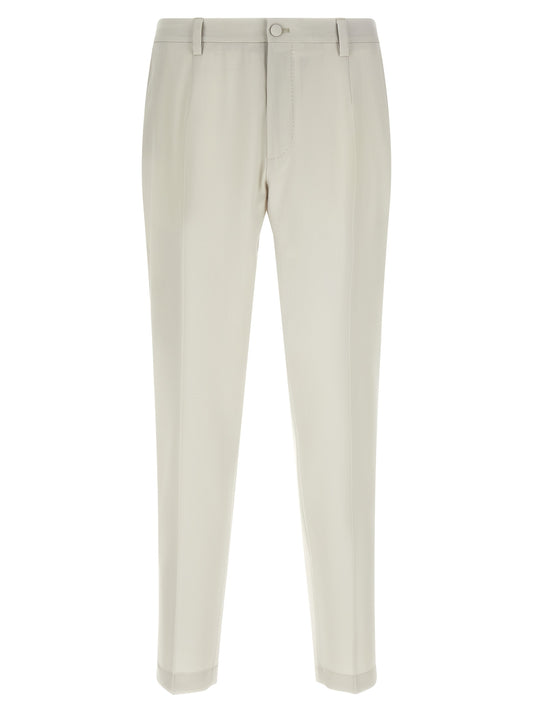 Dolce & Gabbana Beige Virgin Wool Dress Pants IT50 | L