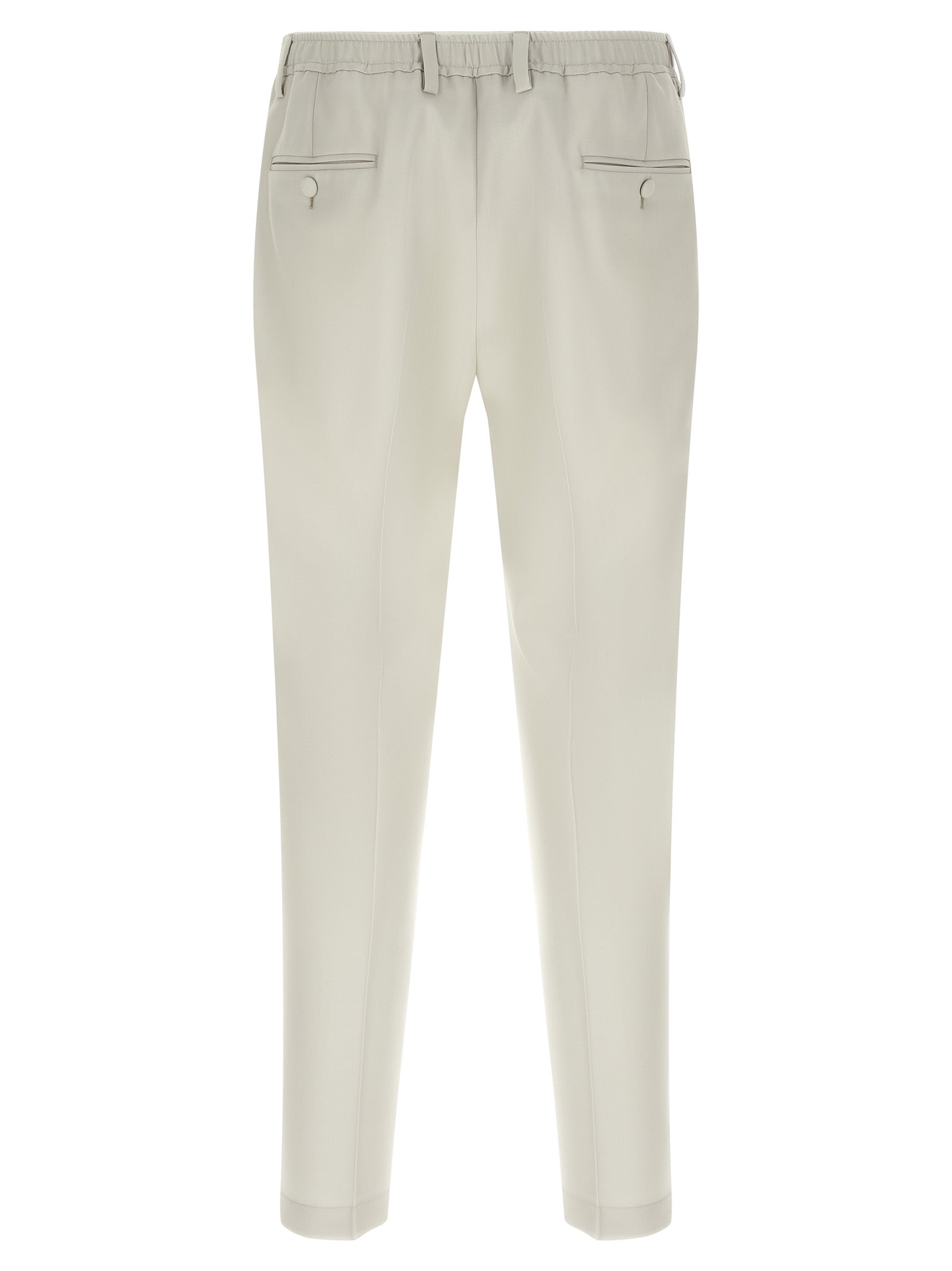 Dolce & Gabbana Beige Virgin Wool Dress Pants IT50 | L