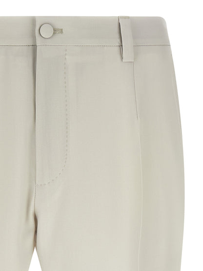 Dolce & Gabbana Beige Virgin Wool Dress Pants IT50 | L