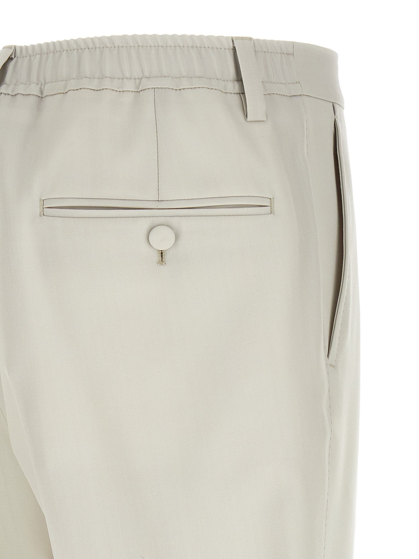 Dolce & Gabbana Beige Virgin Wool Dress Pants IT50 | L
