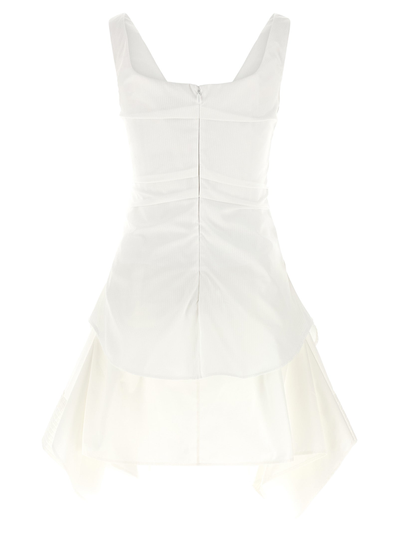 Alexander McQueen White Cotton Mini ‘Day’ Dress