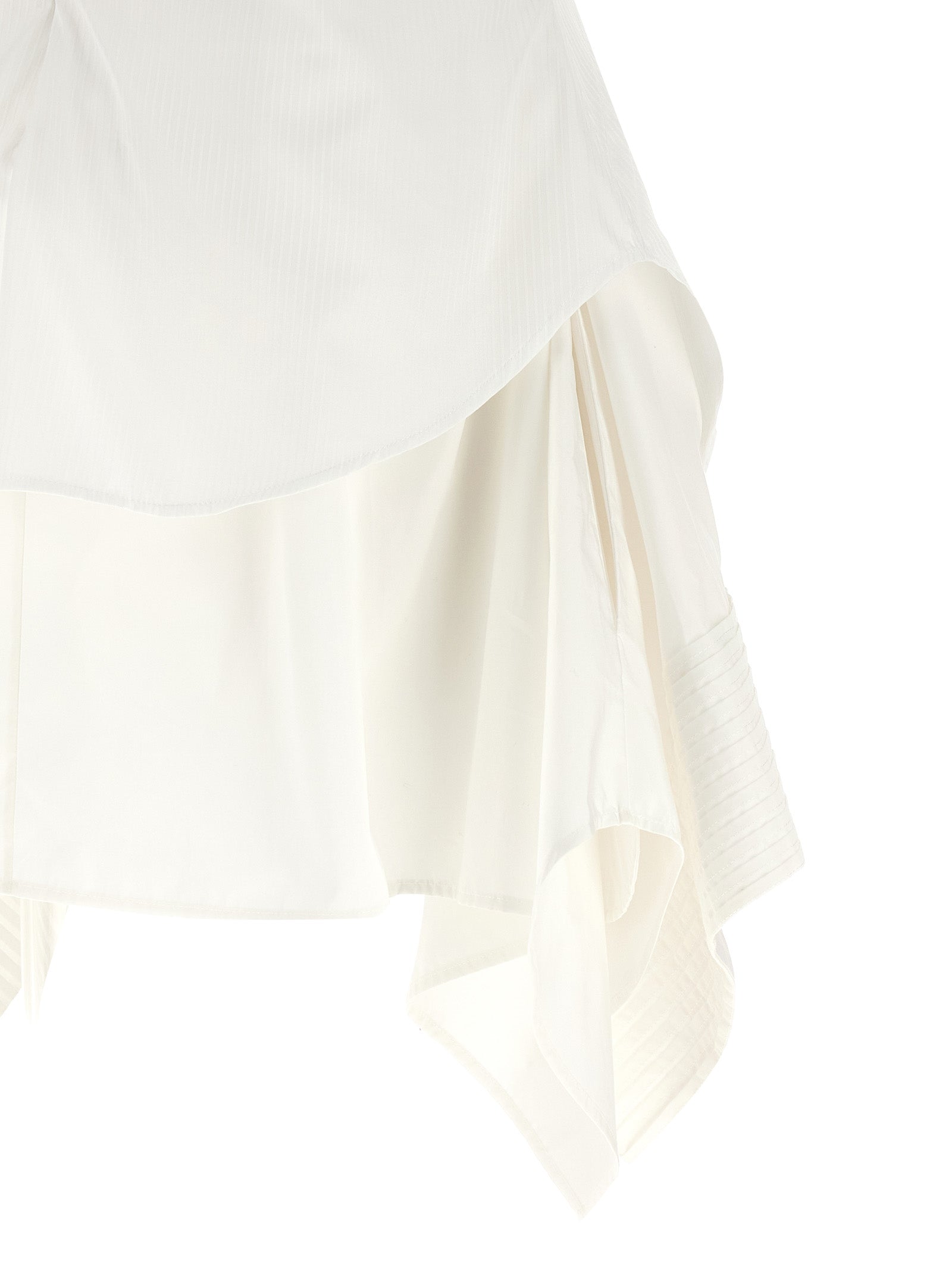 Alexander McQueen White Cotton Mini ‘Day’ Dress