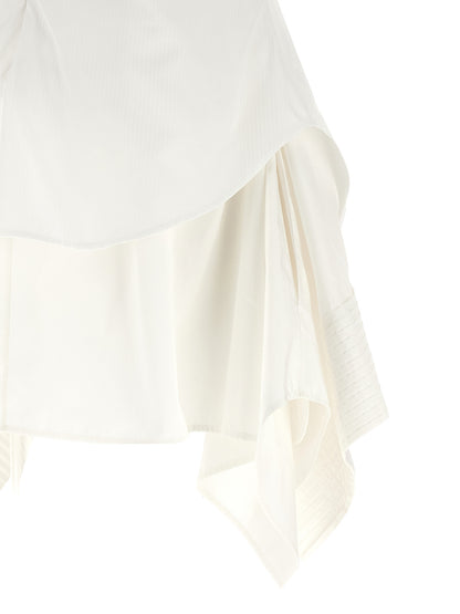 Alexander McQueen White Cotton Mini ‘Day’ Dress