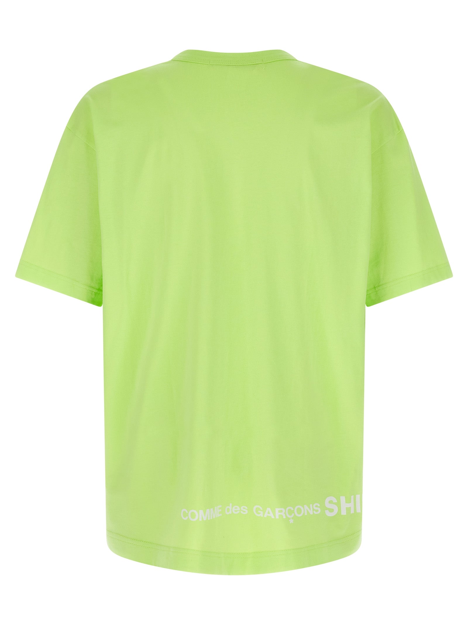 Comme Des Garçons Bicolor Cotton T-Shirt in Green