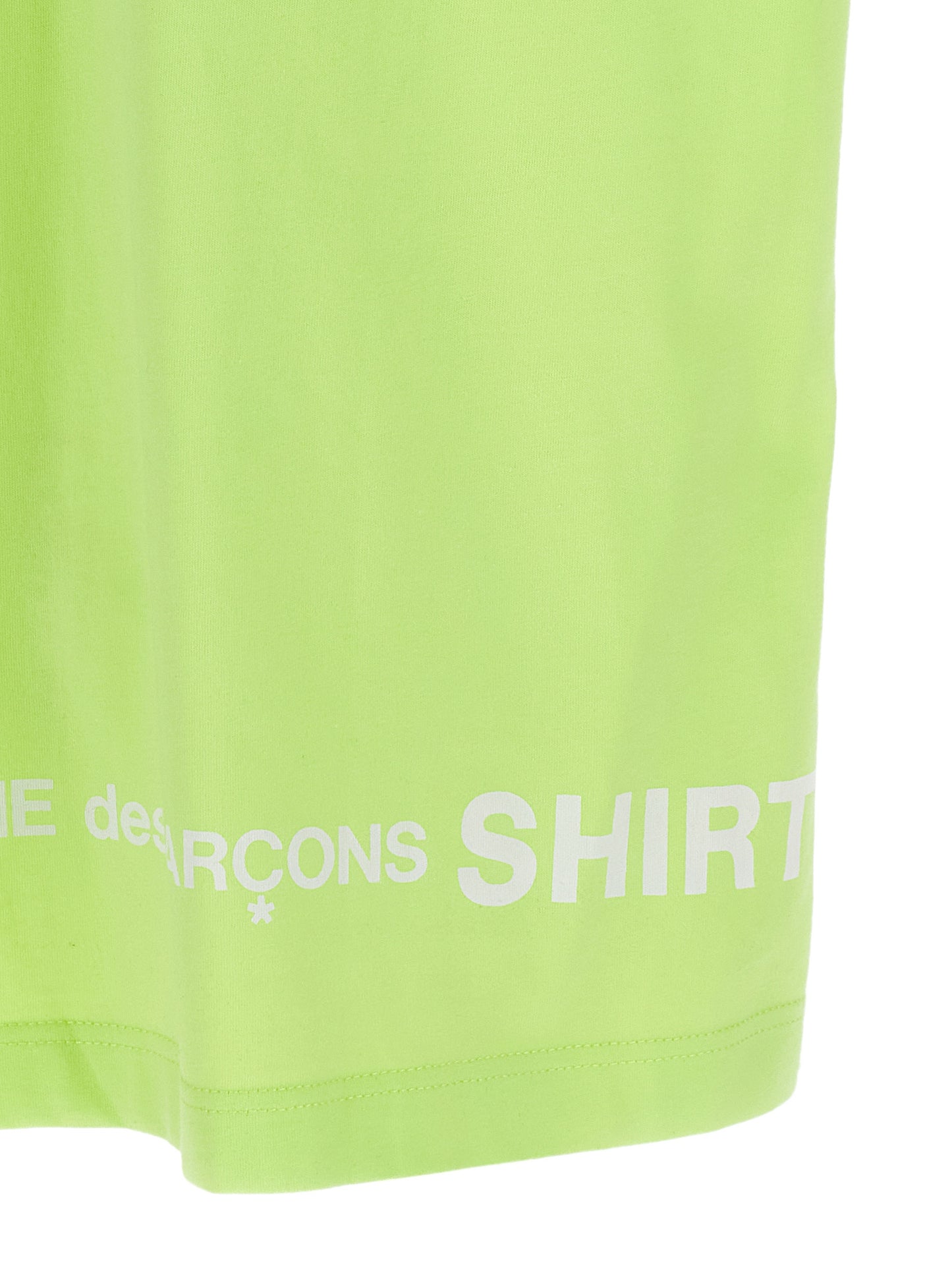 Comme Des Garçons Bicolor Cotton T-Shirt in Green