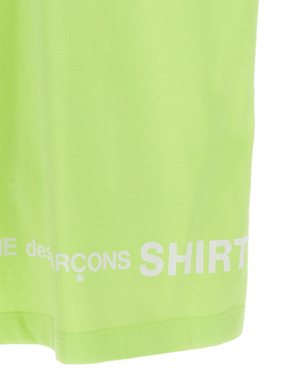 Comme Des Garçons Bicolor Cotton T-Shirt in Green