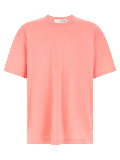 Comme des Garçons Multicolor Cotton Jersey T-Shirt in Pink