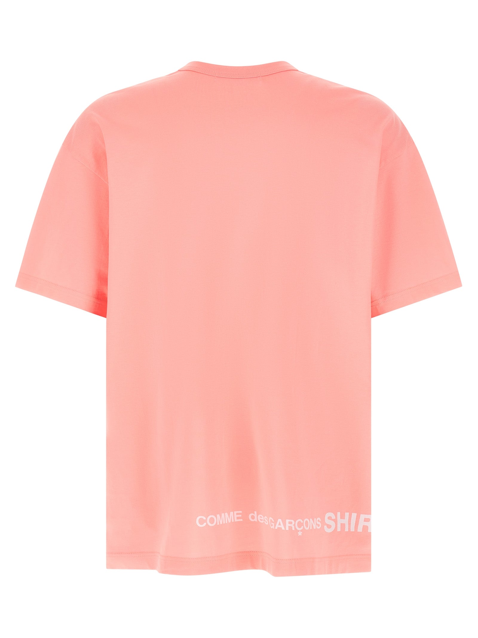 Comme des Garçons Multicolor Cotton Jersey T-Shirt in Pink