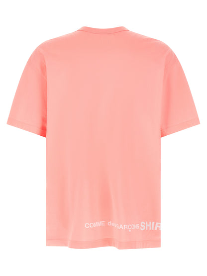 Comme des Garçons Multicolor Cotton Jersey T-Shirt in Pink