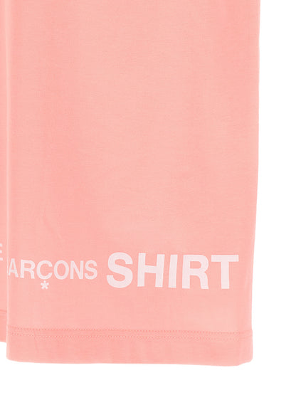 Comme des Garçons Multicolor Cotton Jersey T-Shirt in Pink