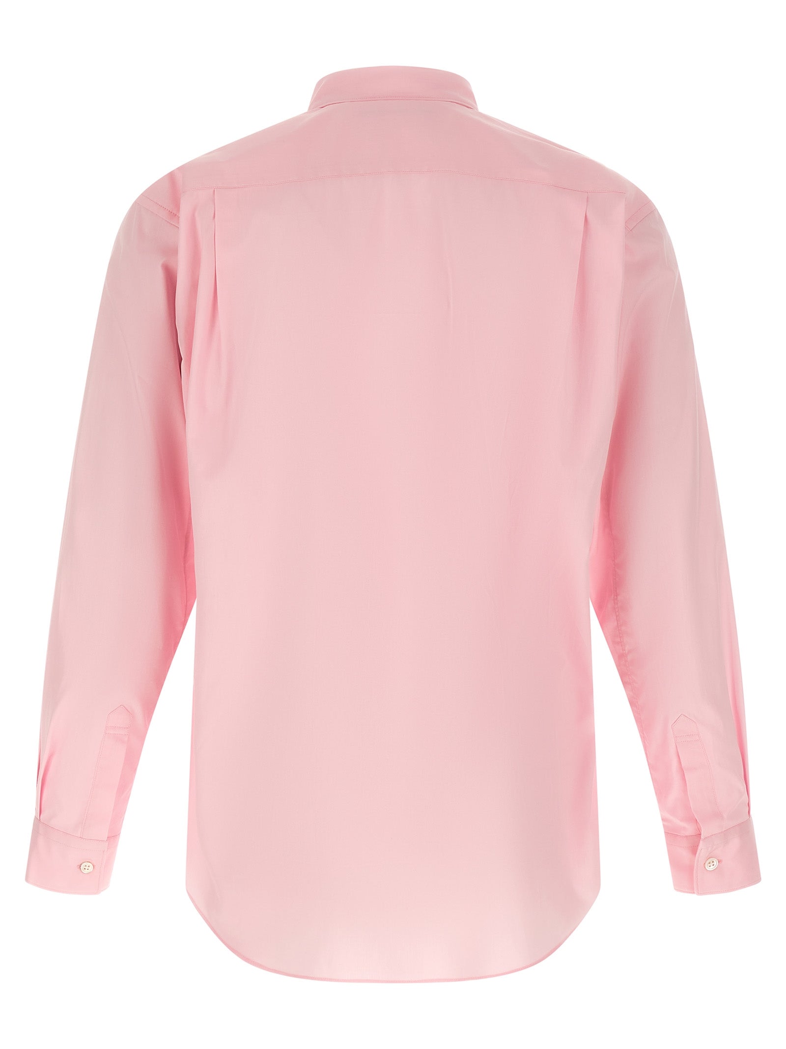 Comme des Garçons Multicolor Cotton Poplin Blouse with Asymmetric Hem