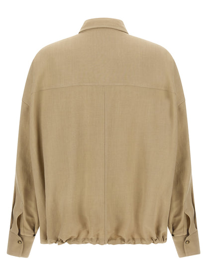 Brunello Cucinelli Beige Viscose Blouse