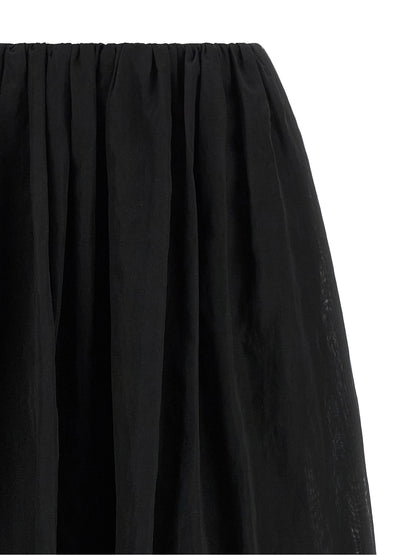 Brunello Cucinelli Black Cotton Mini Skirt