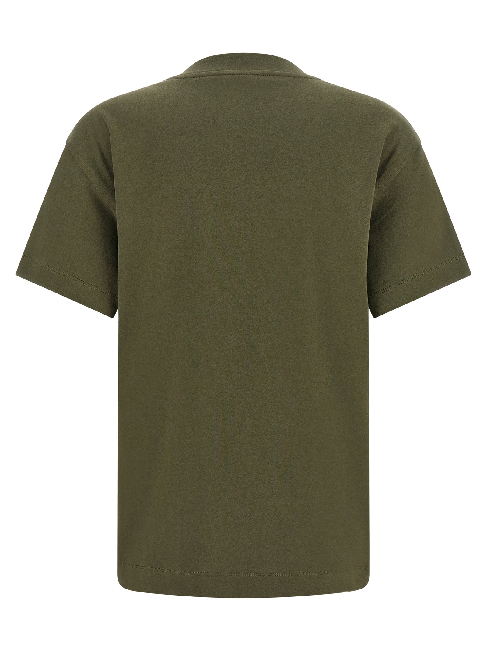 Brunello Cucinelli Bicolor Cotton T-Shirt in Green