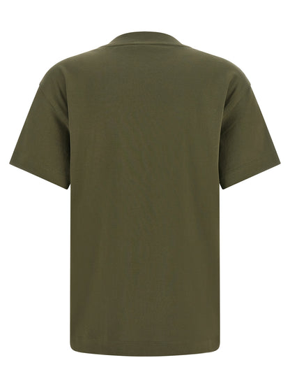 Brunello Cucinelli Bicolor Cotton T-Shirt in Green