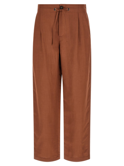 Brunello Cucinelli Multicolor Viscose Casual Pants