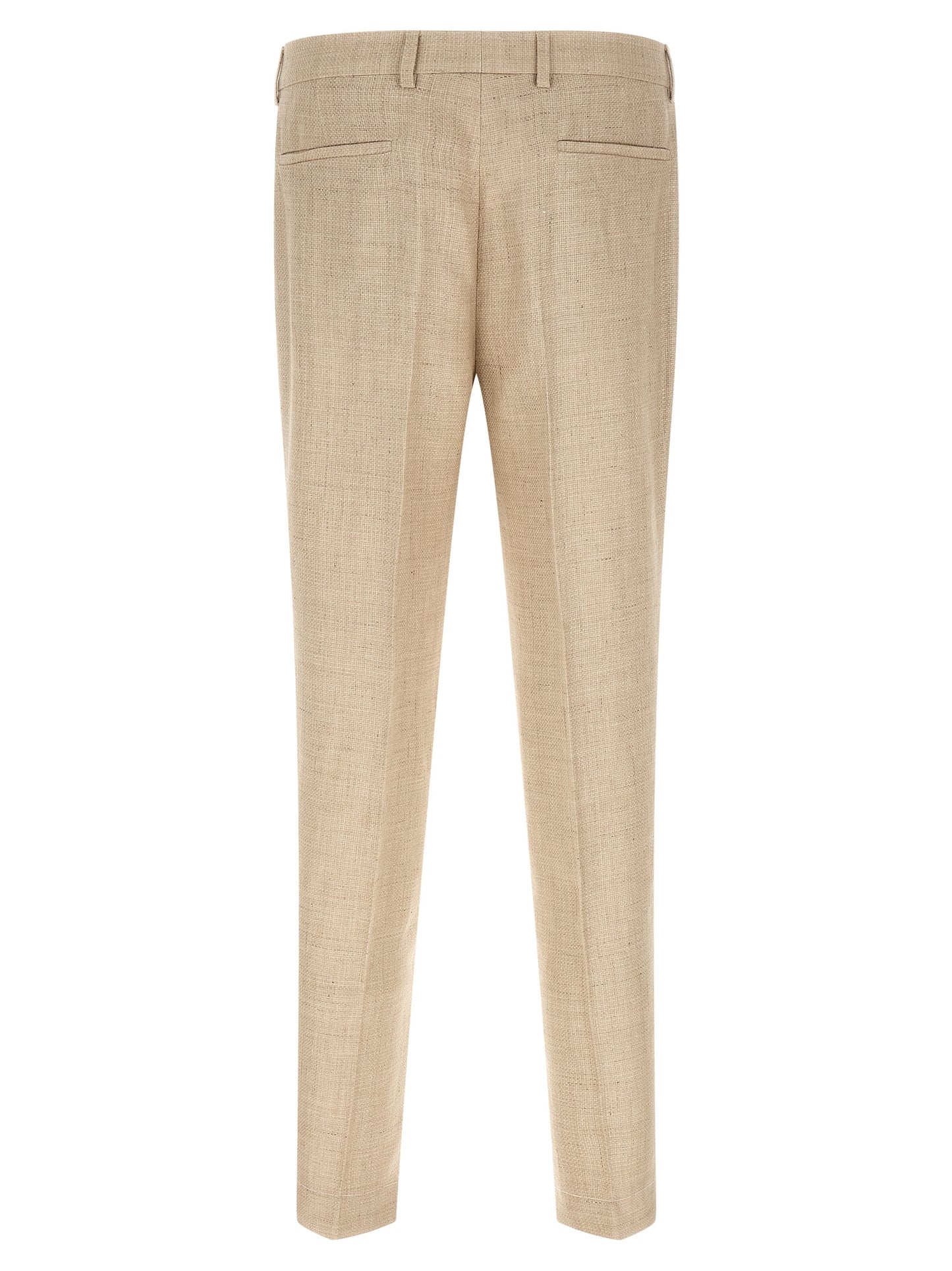 Brunello Cucinelli Beige Silk Two-Piece Suit