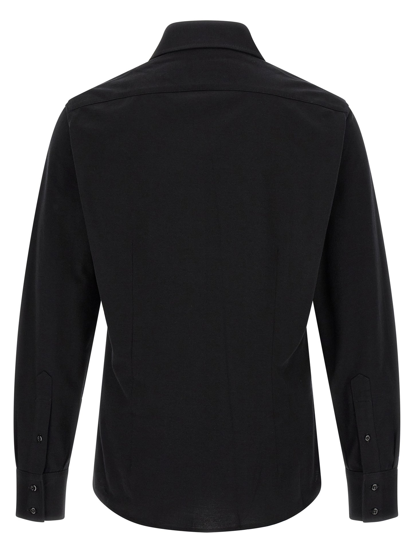 Brunello Cucinelli Black Cotton Blouse