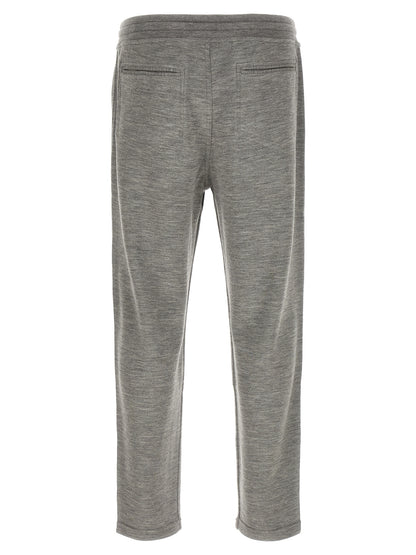Brunello Cucinelli Gray Cashmere Joggers
