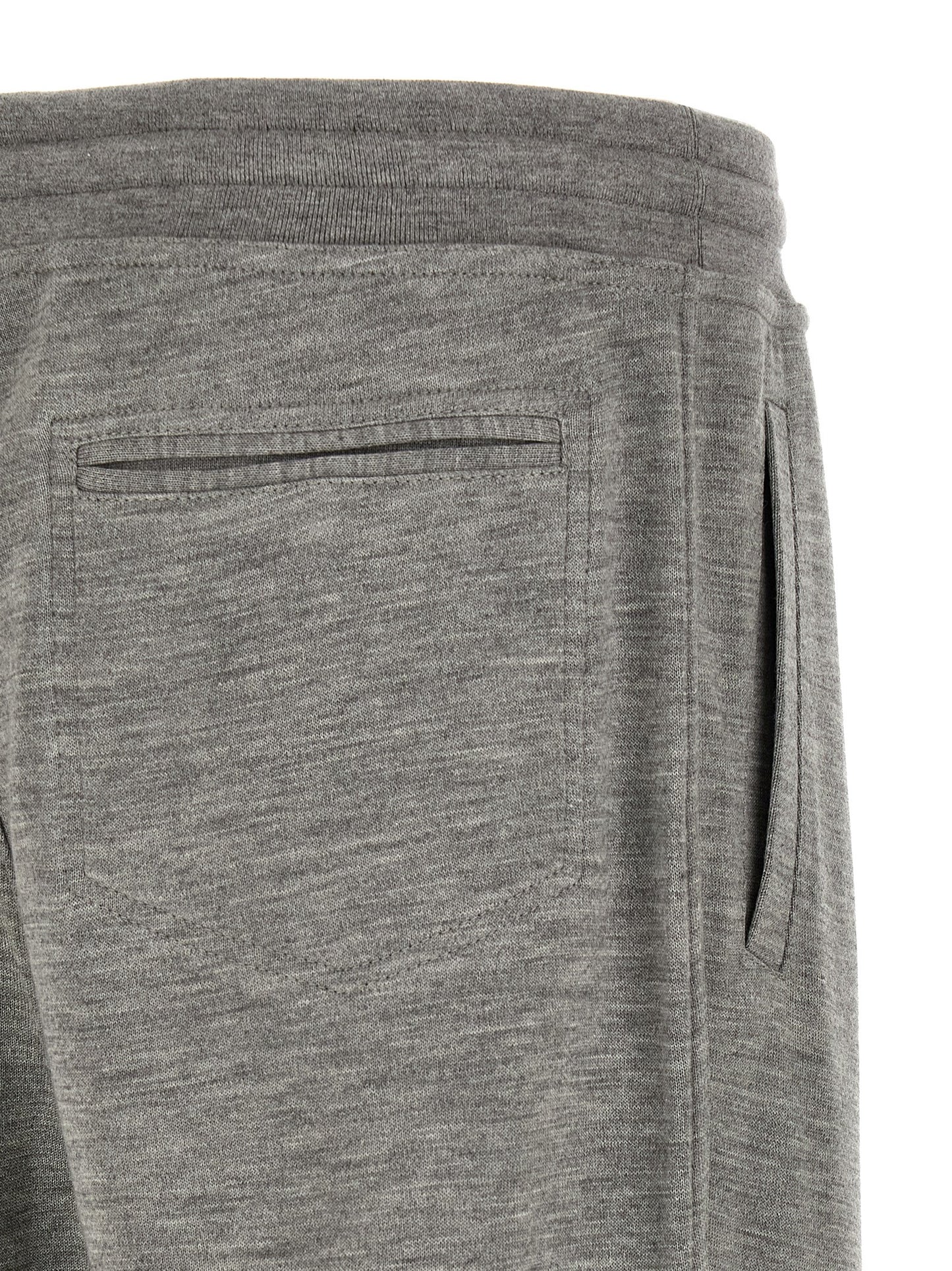Brunello Cucinelli Gray Cashmere Joggers