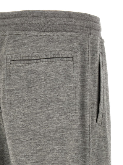 Brunello Cucinelli Gray Cashmere Joggers