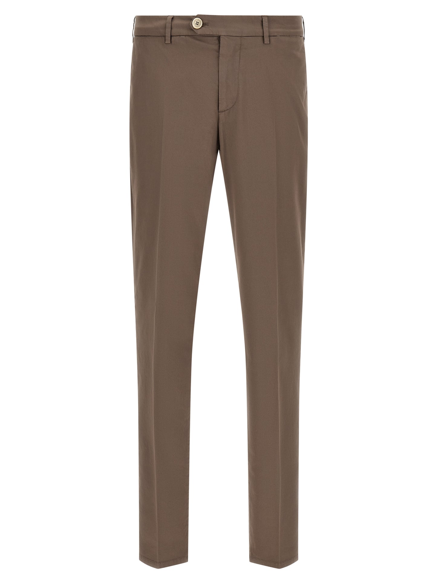 Brunello Cucinelli Beige Gabardine Comfort Trousers