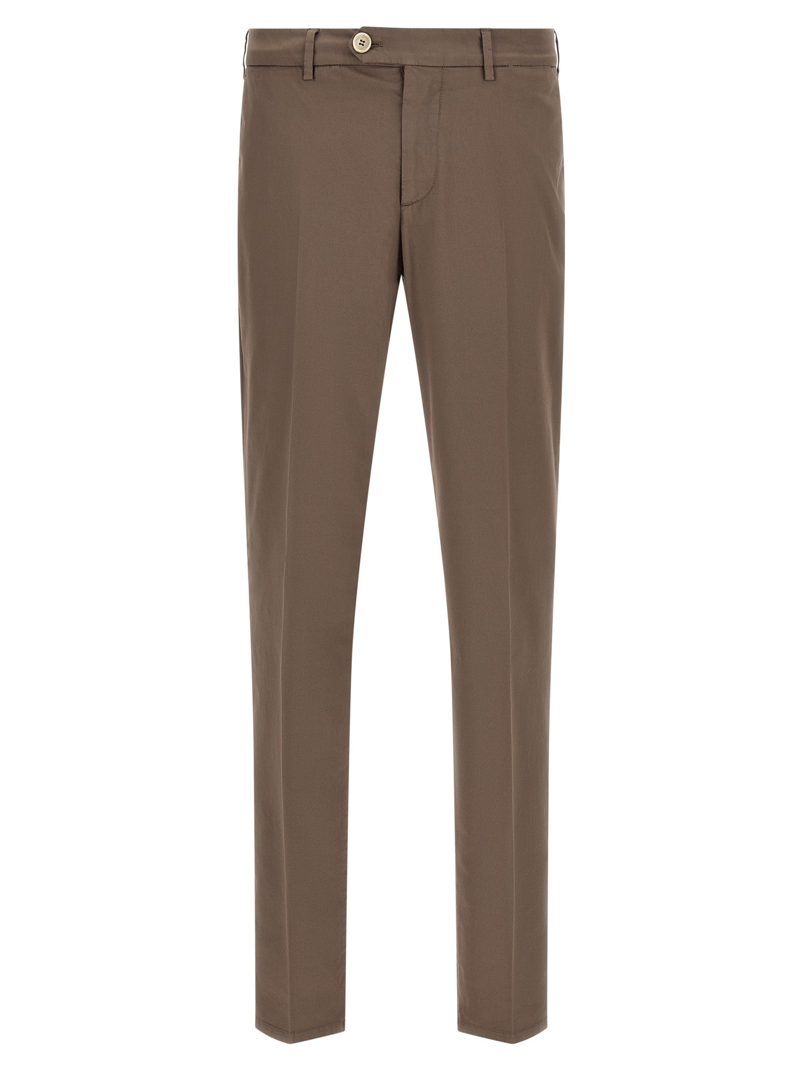 Brunello Cucinelli Beige Gabardine Comfort Trousers