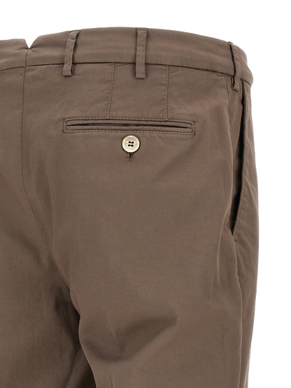 Brunello Cucinelli Beige Gabardine Comfort Trousers