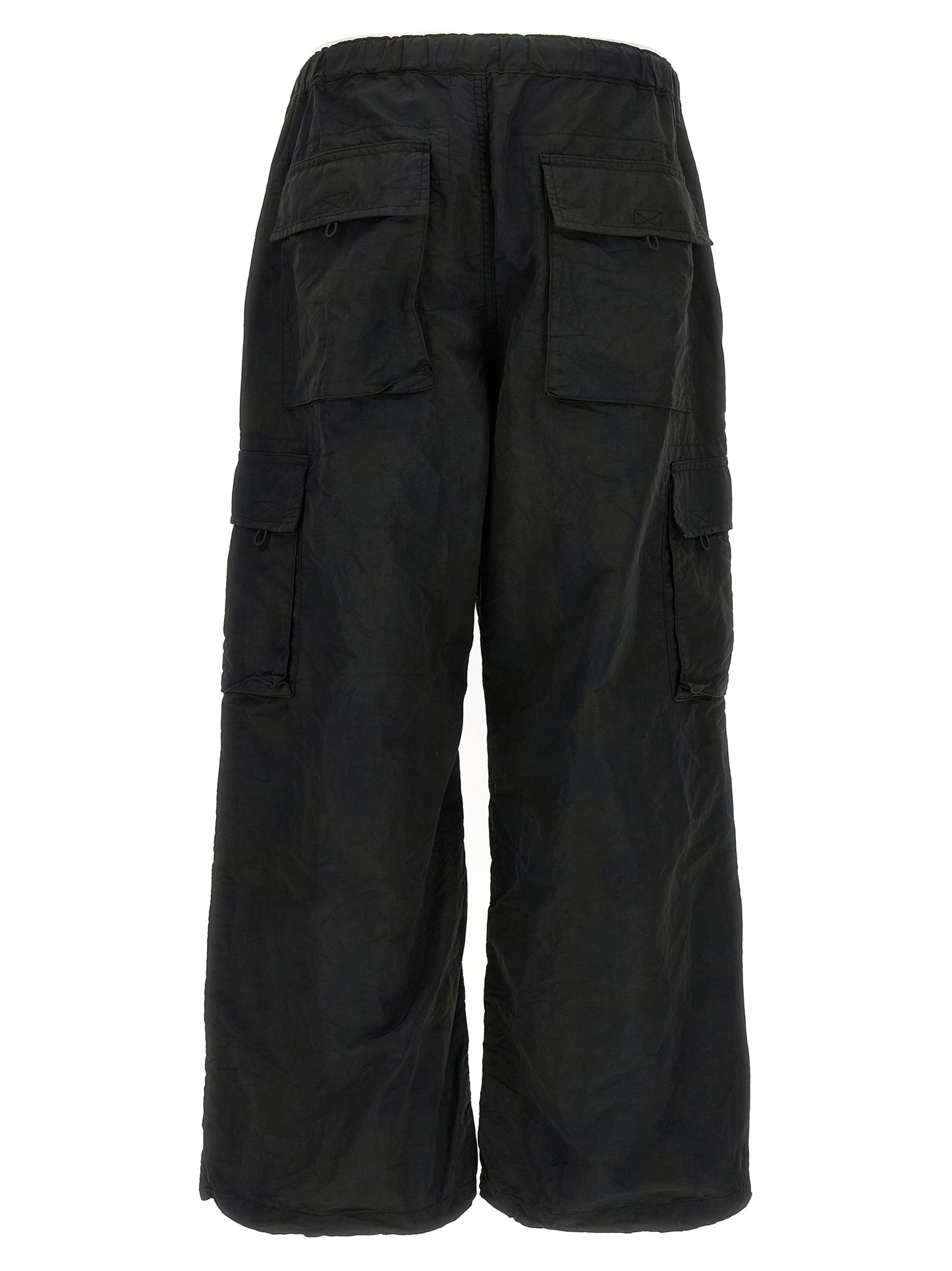 Comme Des Garçons Black Nylon Cargo Pants