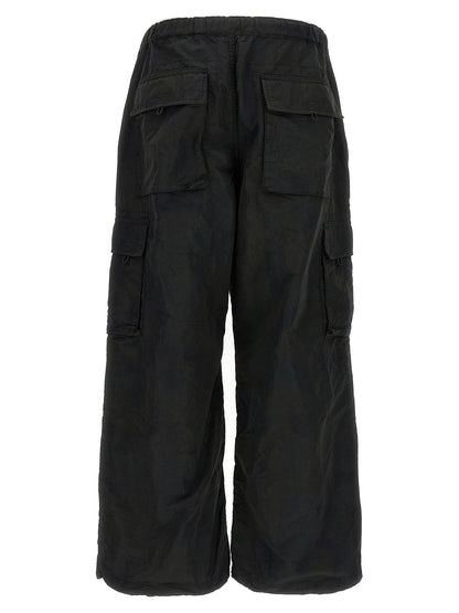 Comme Des Garçons Black Nylon Cargo Pants