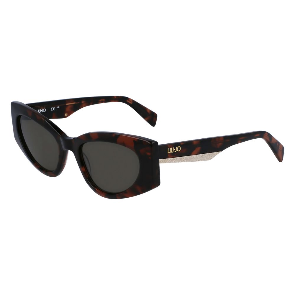 Liu Jo Women's Brown Acetate Sunglasses – 52mm