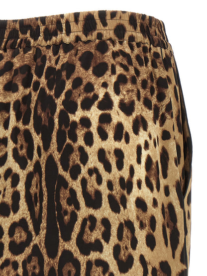 Dolce & Gabbana Brown Silk Bermuda Shorts