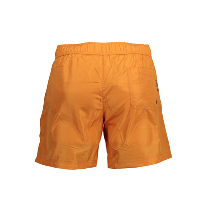 Karl Lagerfeld Arancione Polyester Men's Swimwear Boxer Shorts