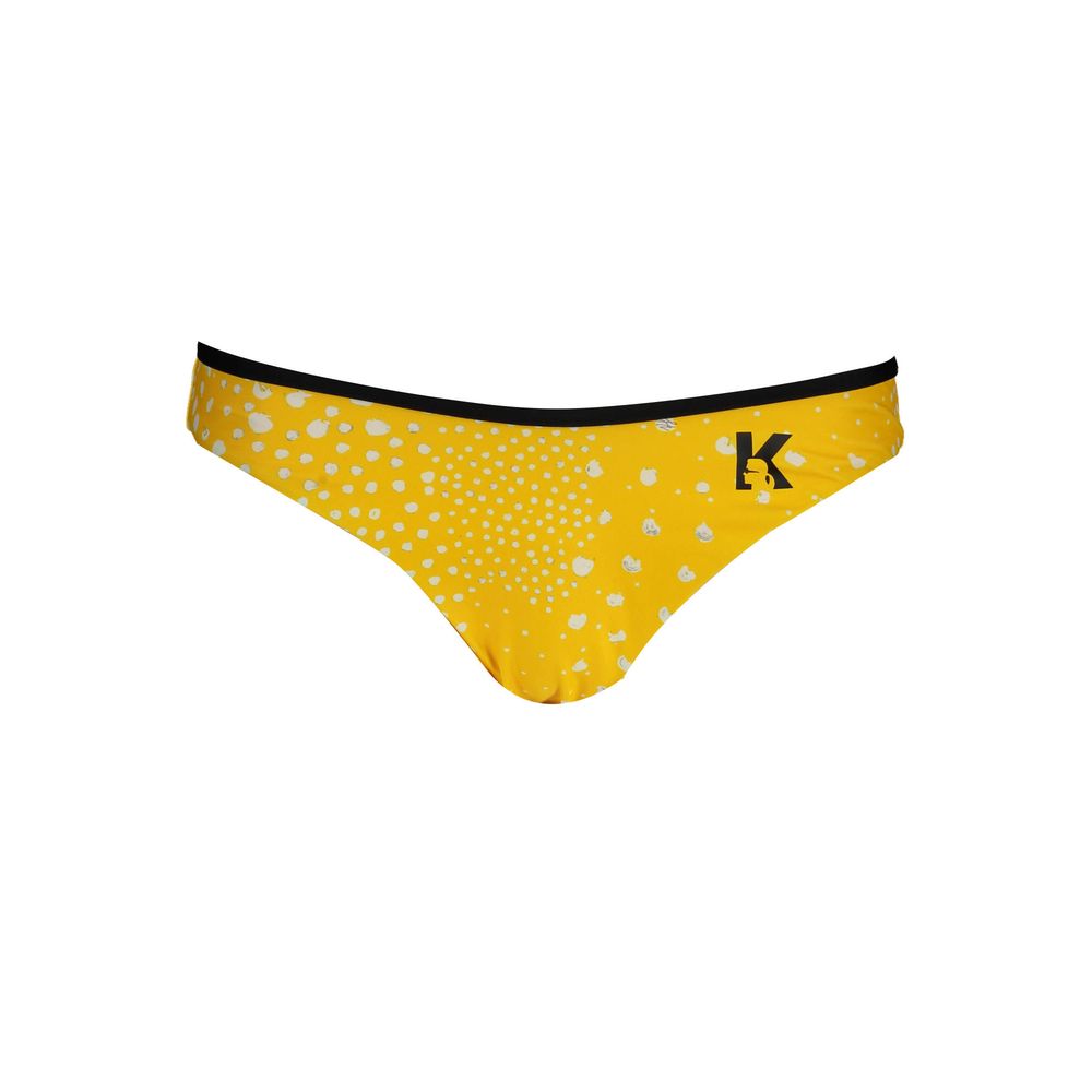 Karl Lagerfeld Giallo Poliammide Women Swim Brief - Yellow