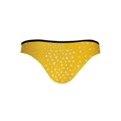Karl Lagerfeld Giallo Poliammide Women Swim Brief - Yellow